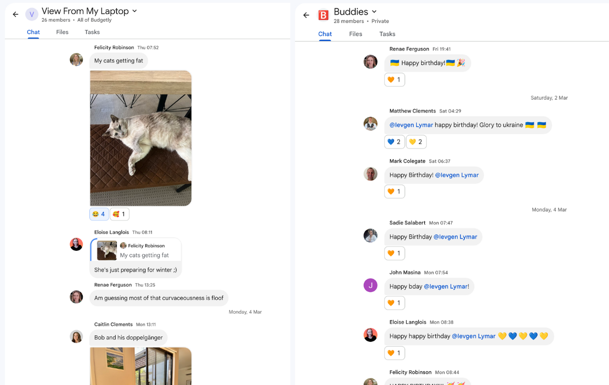 Keep the chat flowing