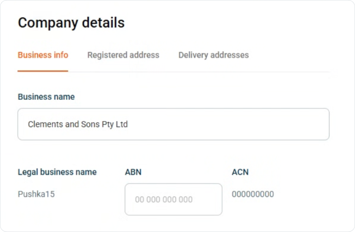 Step 1 - Business Name Step 1 - Business Name