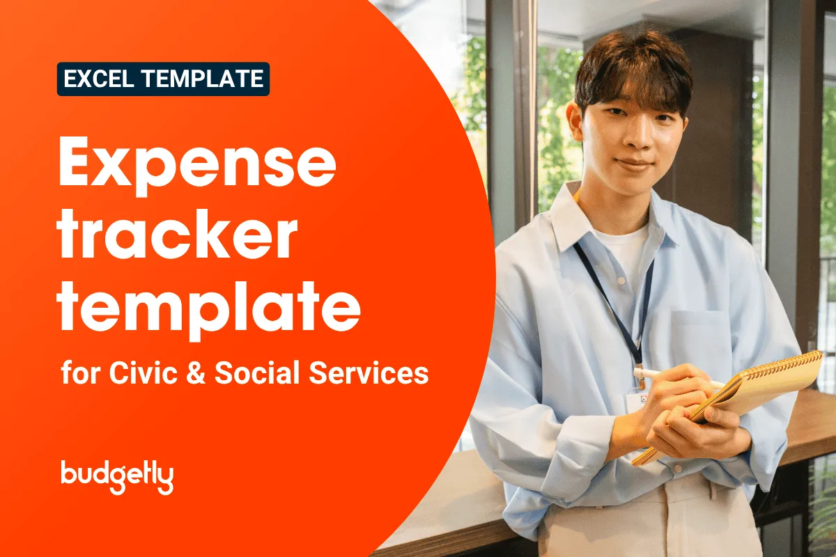 Expense Tracker Template for Civic & Social Services industry | Budgetly