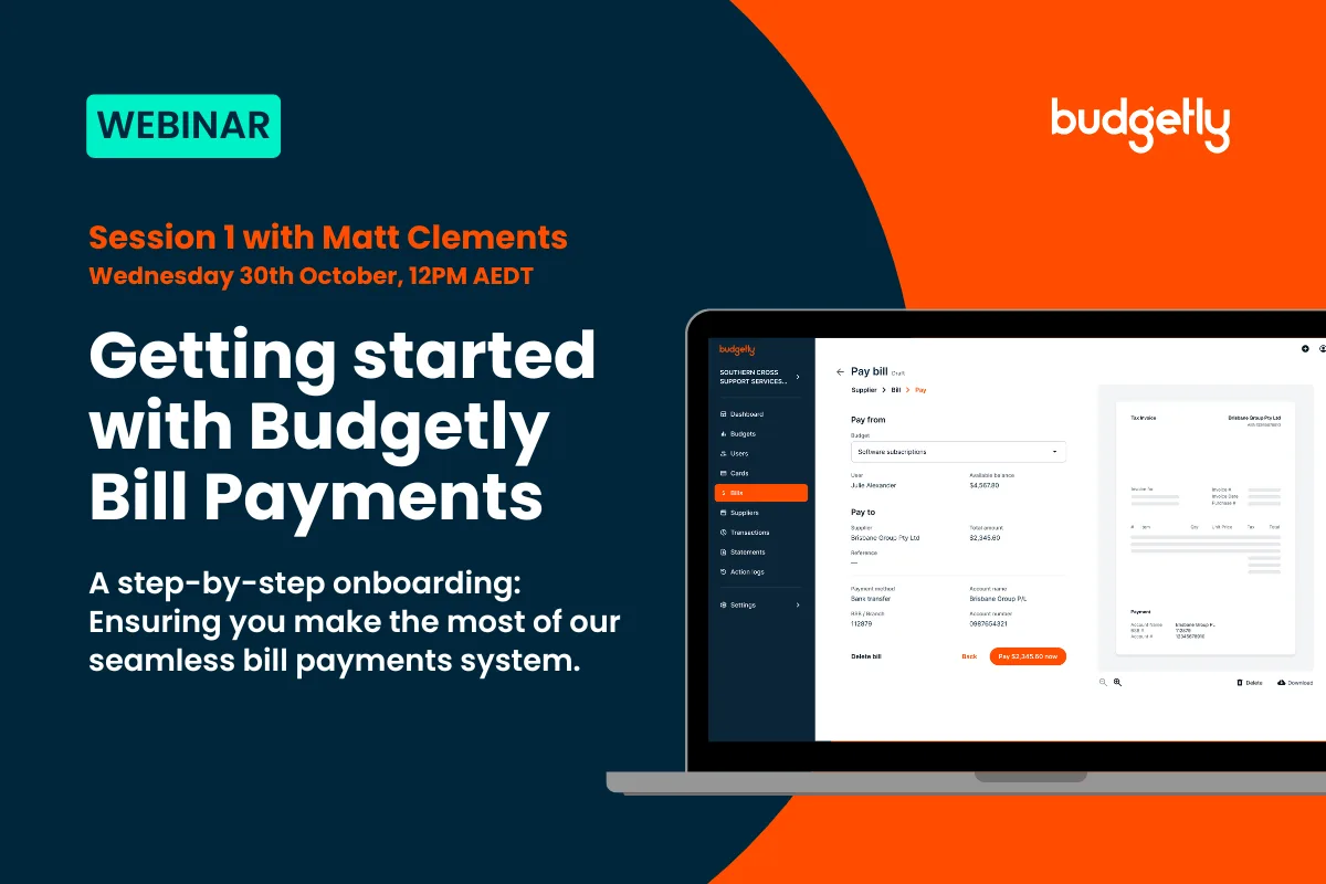 Budgetly Webinar: Getting Started with Bill Payments