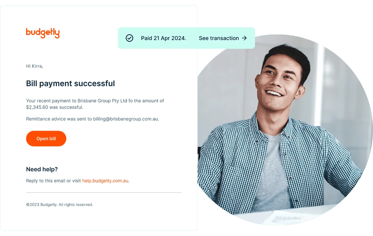 Four ways to pay. One click each.