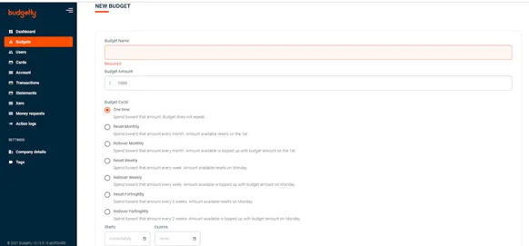 Automated budget management