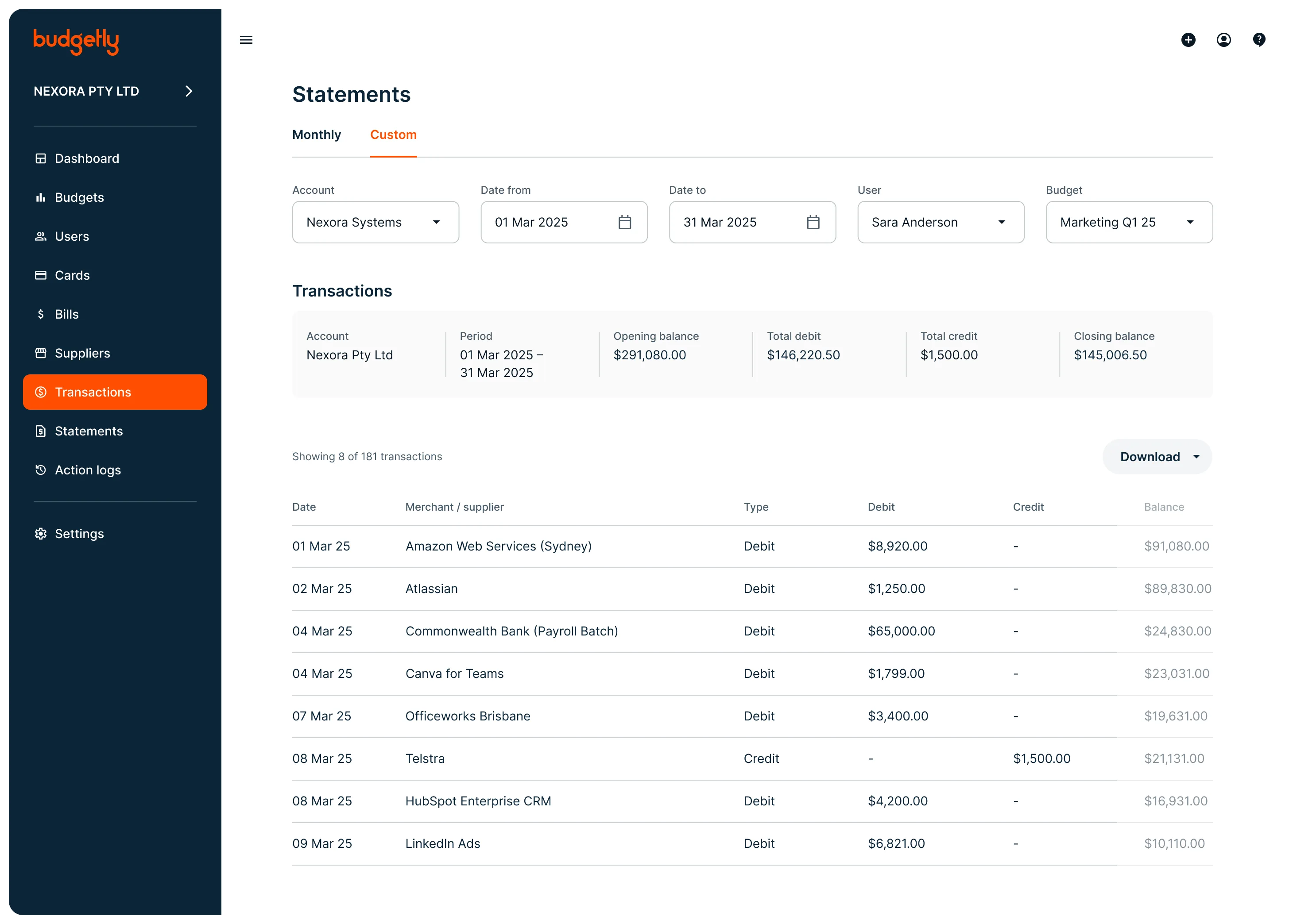 Budgetly-Dash-StatementsCustomFilter-White