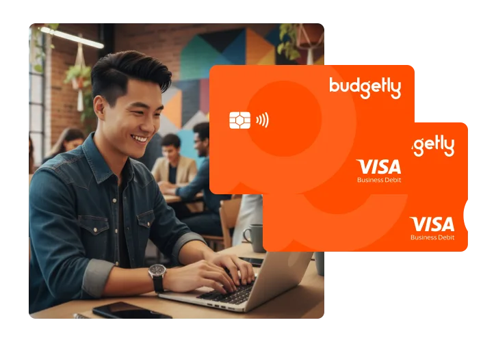 Budgetly VISA cards executing approved transactions