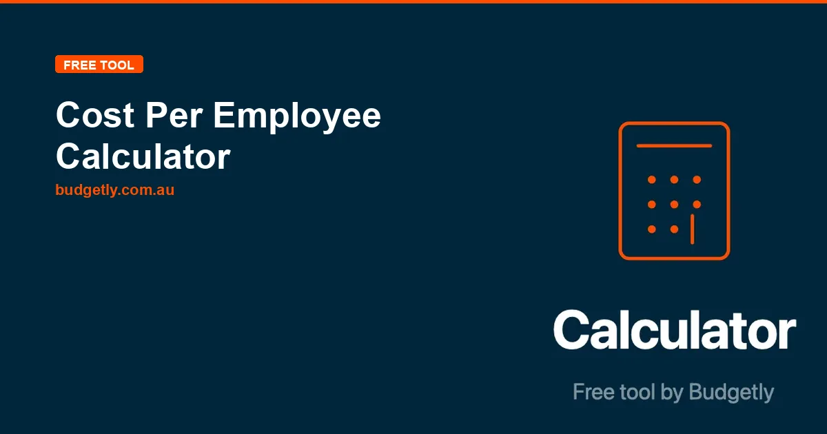 Cost Per Employee Calculator