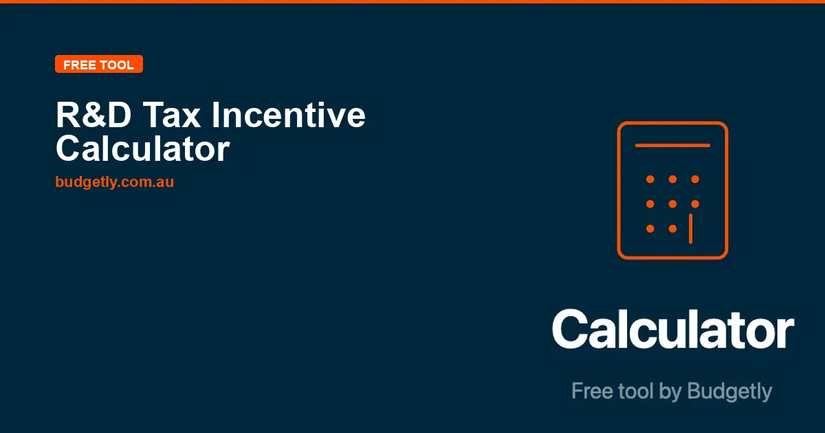 R&D Tax Incentive Calculator Australia