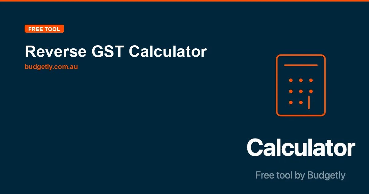Reverse GST Calculator