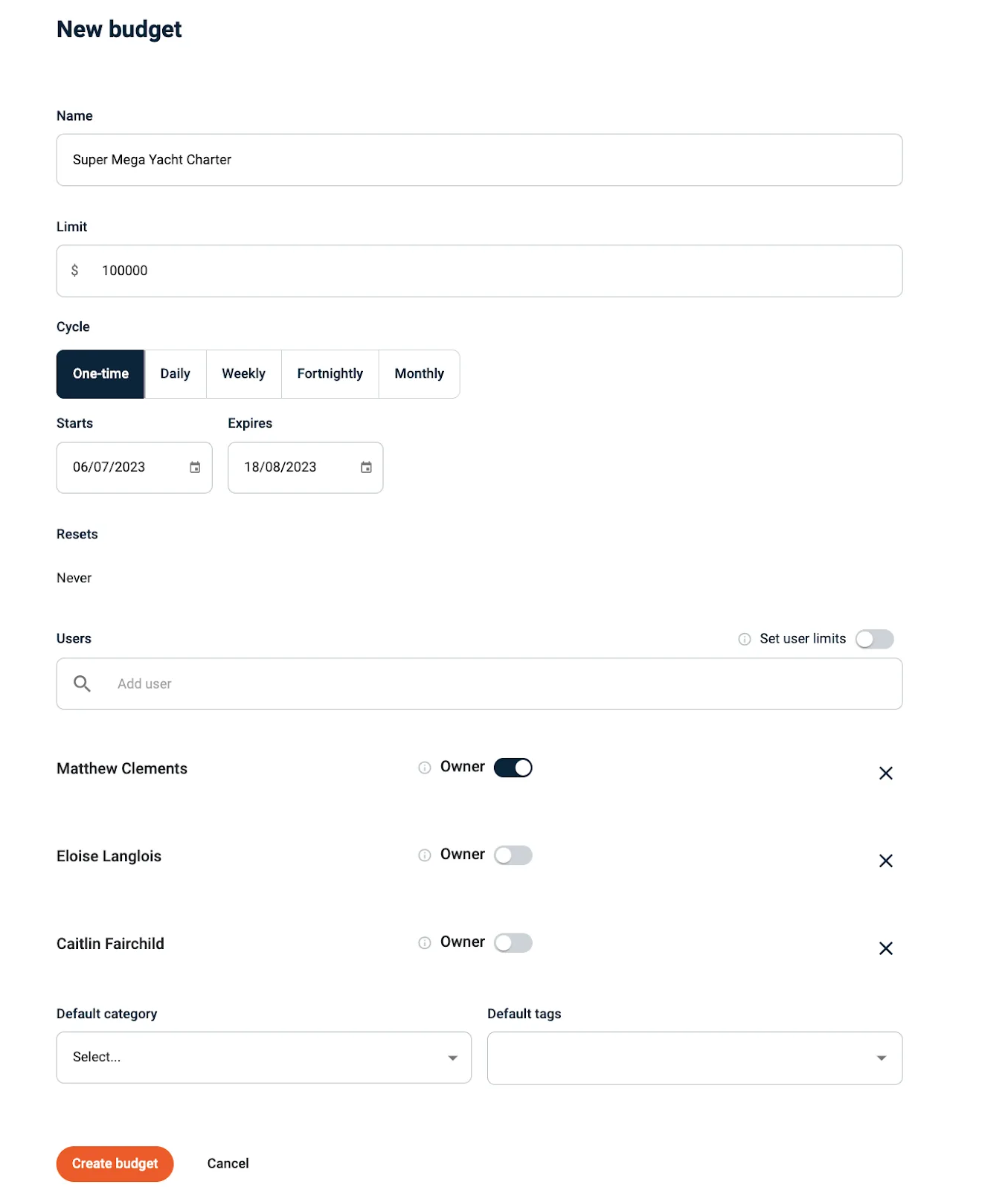 Budgetly customer review on Capterra