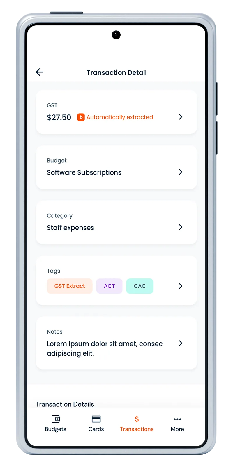 Budgetly customer review on Capterra