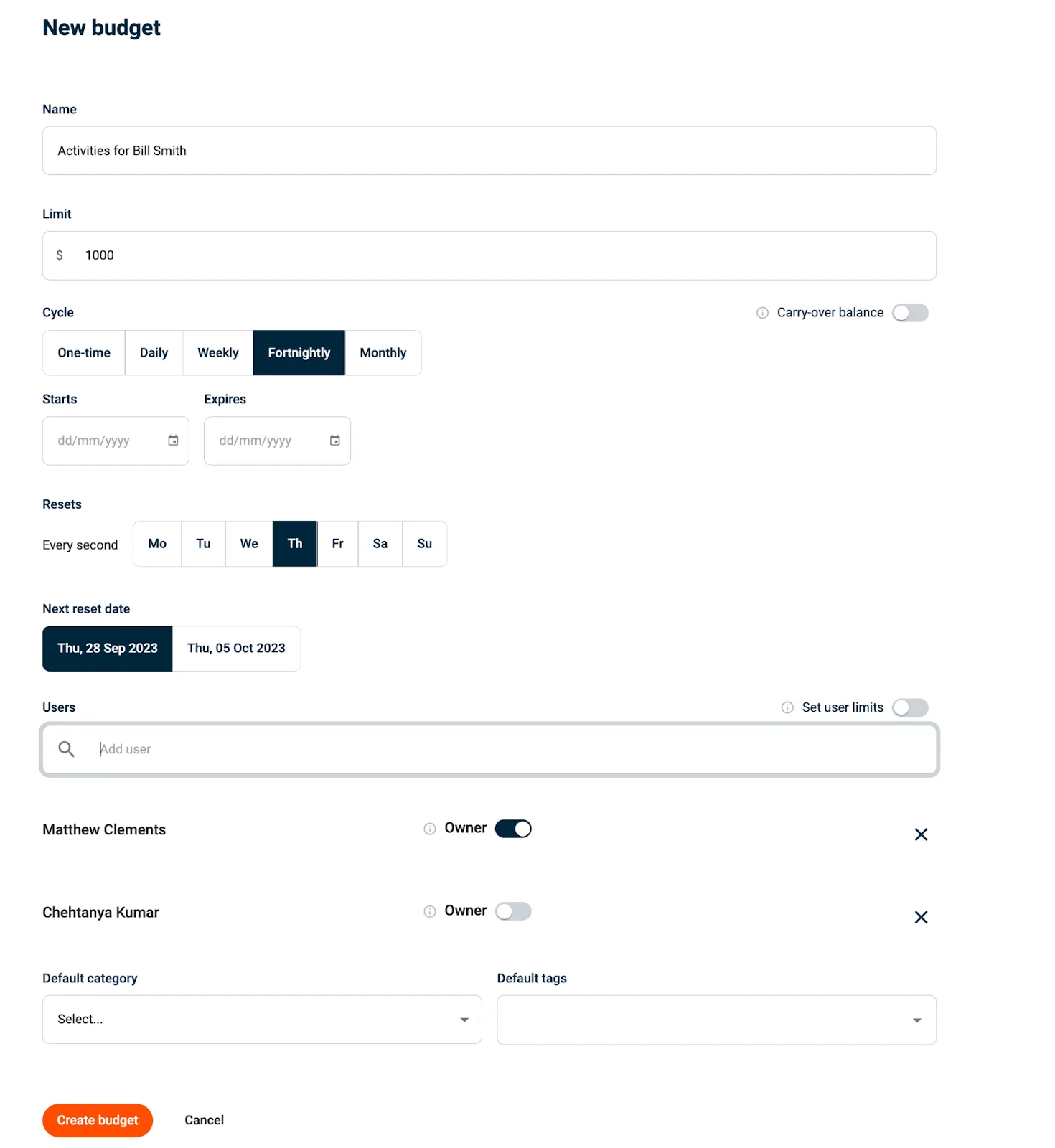 Budgetly customer review on Capterra