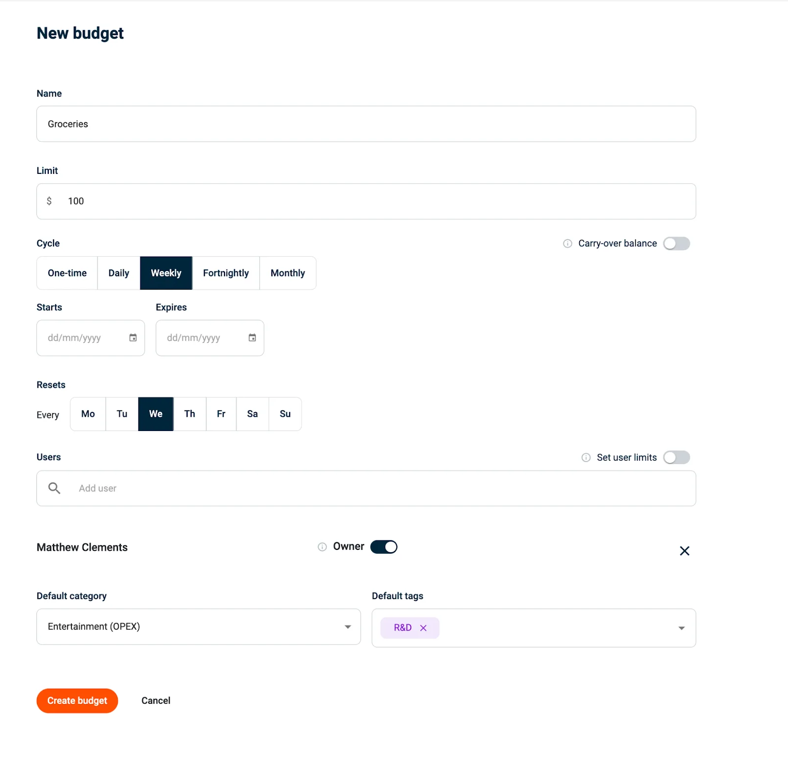 Budgetly customer review on Capterra