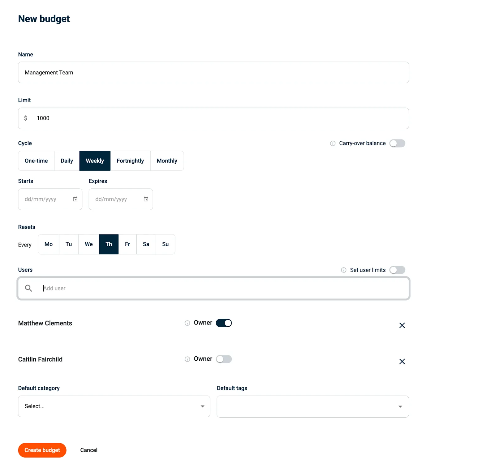 Budgetly customer review on Capterra