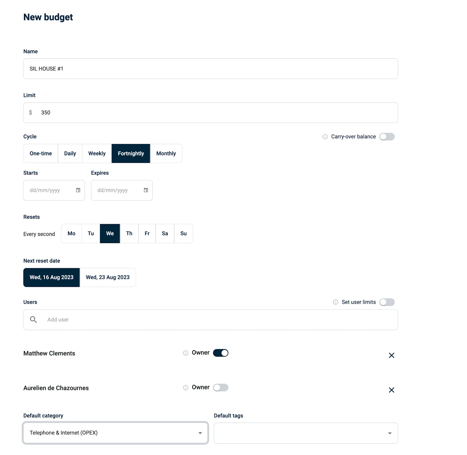 Budgetly customer review on Capterra