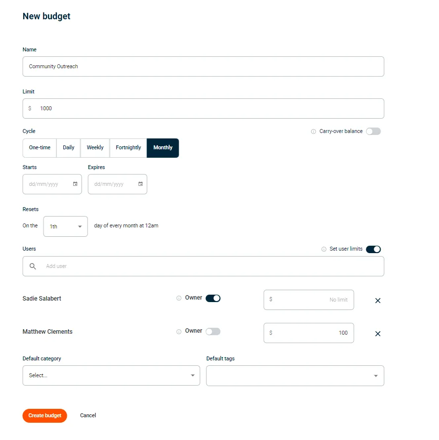 Budgetly customer review on Capterra