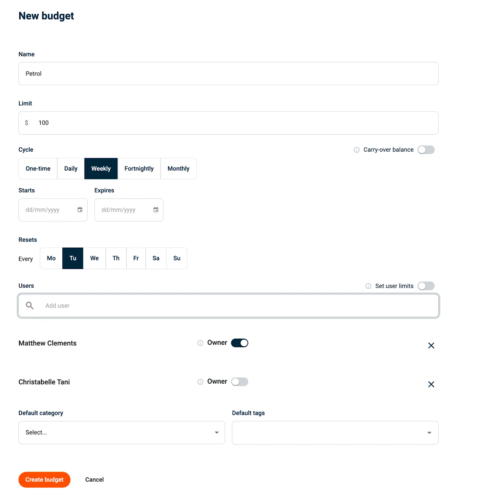 Budgetly customer review on Capterra